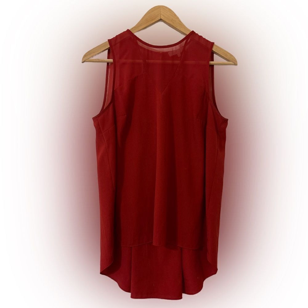 1. State hi lo tank top